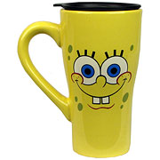 SpongeBob Squarepants Face 18 oz. Ceramic Travel Mug